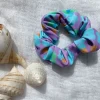 Swimwear|SABO Retro Floral Scrunchie-Purple