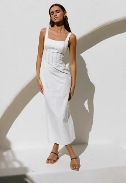 Dresses|SABO Ricardo Midi Dress-White