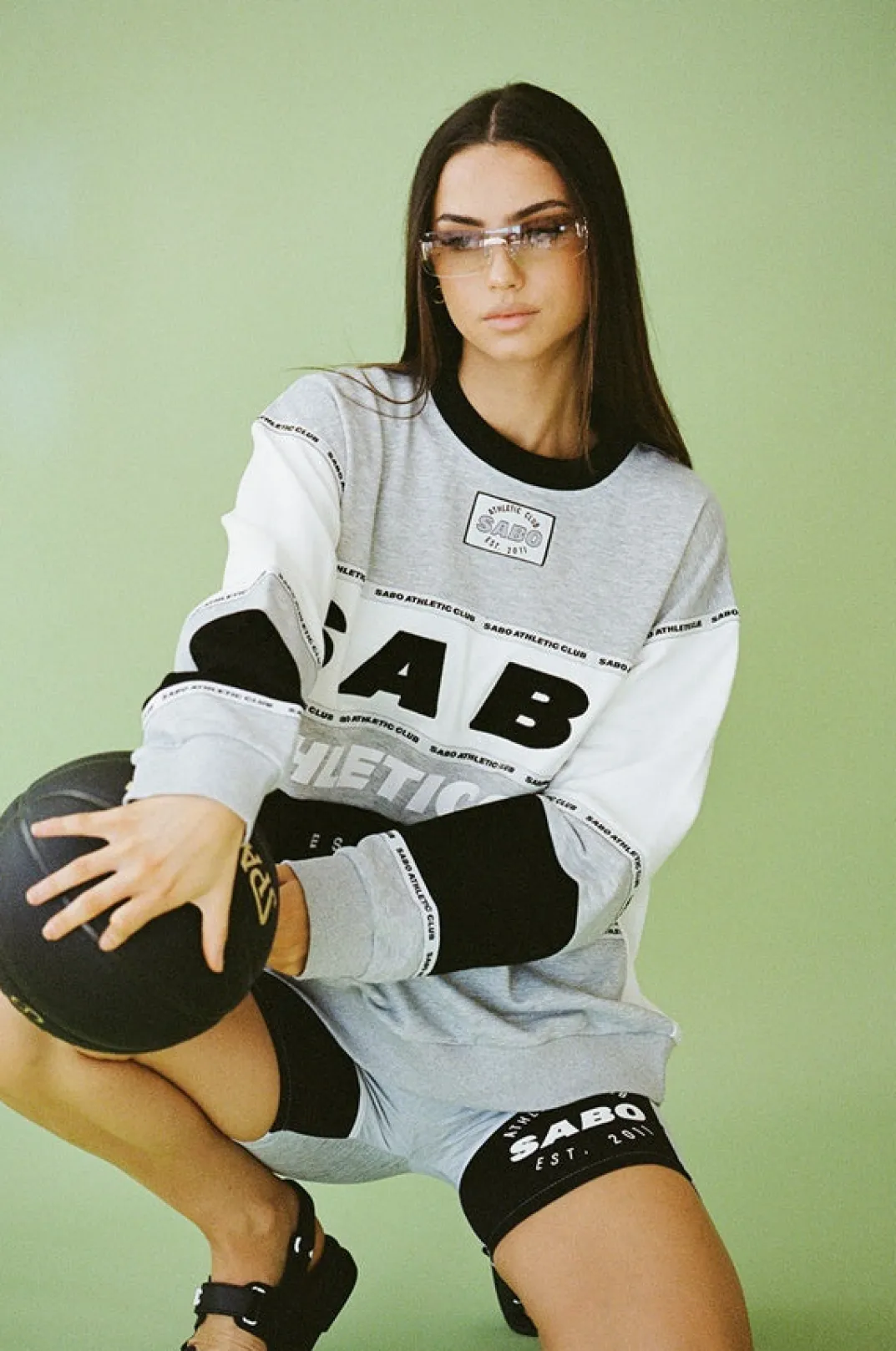 Sets|SABO Roulet Athletic Shorts-Grey