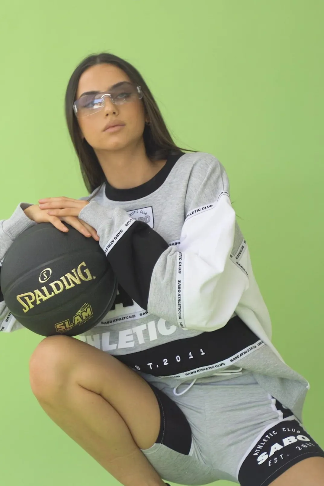 Sets|SABO Roulet Athletic Shorts-Grey