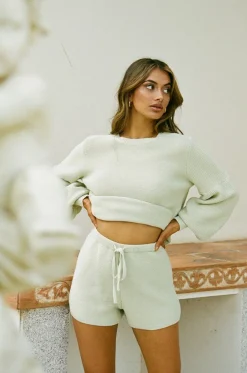 Sets|SABO Sage Knit Shorts