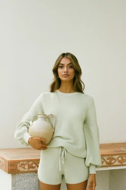 Sets|SABO Sage Knit Shorts