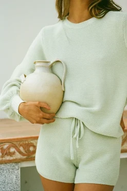 Sets|SABO Sage Knit Shorts