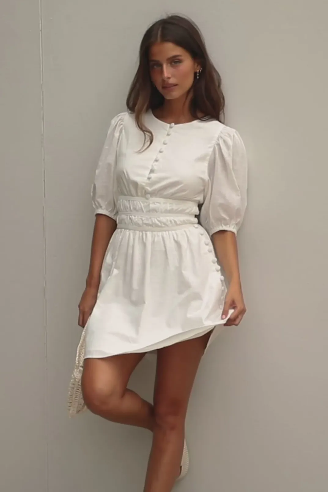 Dresses|SABO Saint-Germain Button Dress