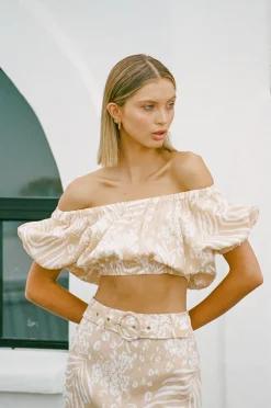 Sets|SABO Sakura Linen Top