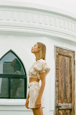 Sets|SABO Sakura Linen Top