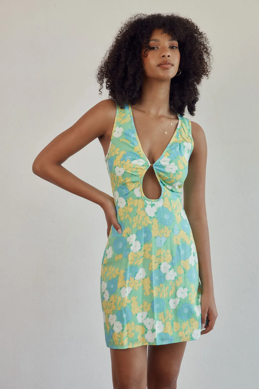 Dresses|SABO Scarlet Keyhole Dress-Bryony Tropical
