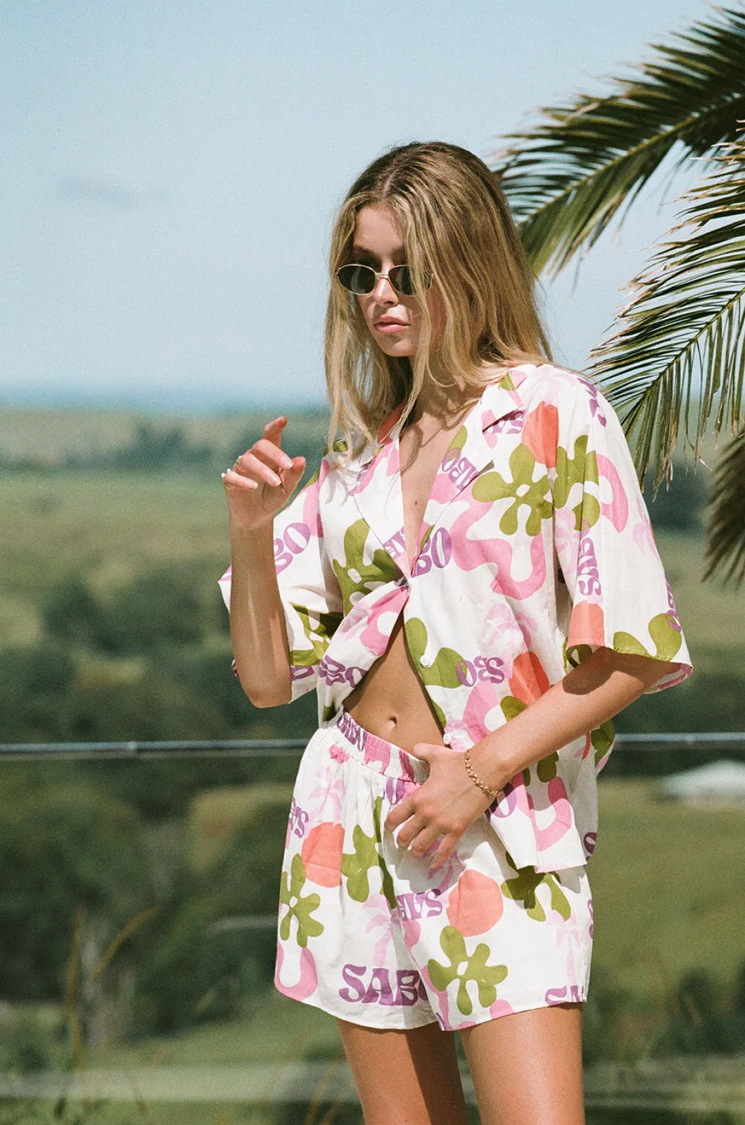 Sets|SABO Seona Shorts-Tropical