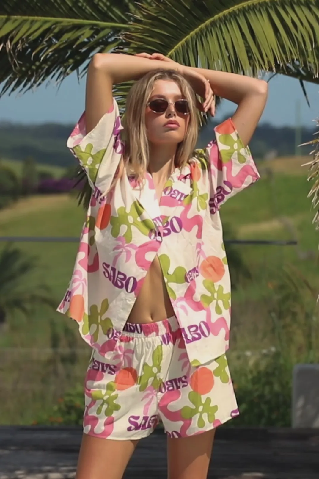 Sets|SABO Seona Shorts-Tropical