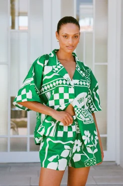 Sets|SABO Seona Top-Lemoni Green