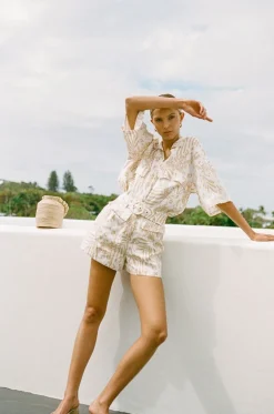 Sets|SABO Sicily Linen Shorts