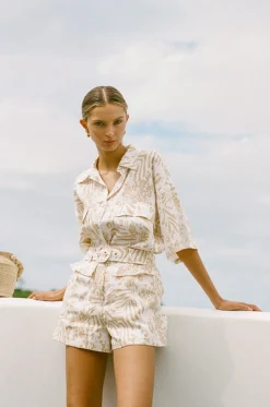 Sets|SABO Sicily Linen Shorts