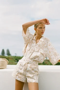 Sets|SABO Sicily Linen Shorts