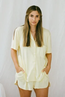 Sets|SABO Siesta Pj Shorts-Lemon