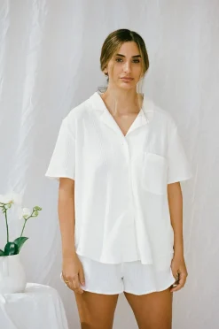 Sleep|SABO Siesta Pj Top-Waffle