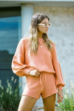 Sets|SABO Sunset Knit Shorts