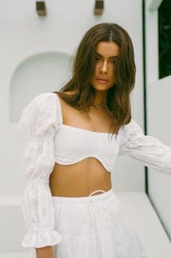 Sets|SABO Sutton Top-Embroidered