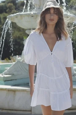 Restocking|SABO Tarelle Dress-White