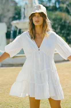 Restocking|SABO Tarelle Dress-White