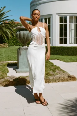 Dresses|SABO Teyah Midi Dress-White