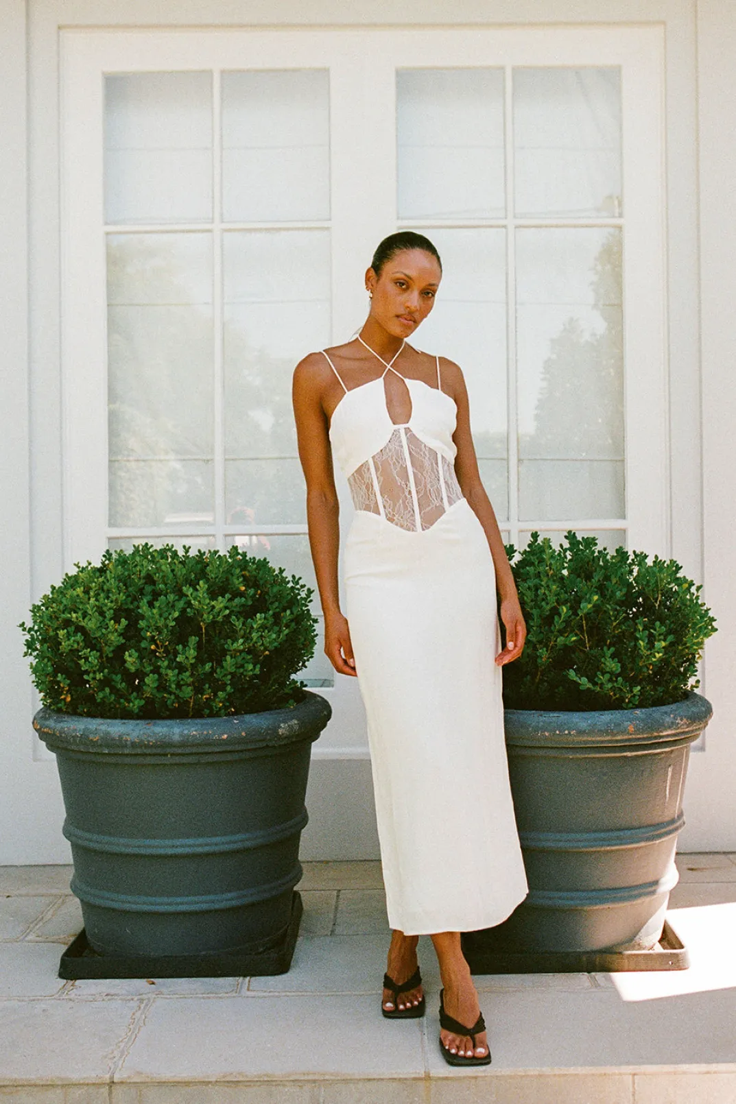 Dresses|SABO Teyah Midi Dress-White