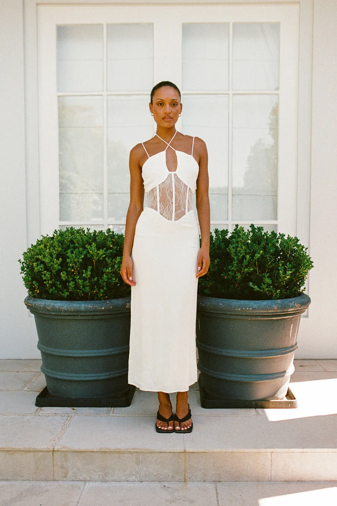 Dresses|SABO Teyah Midi Dress-White