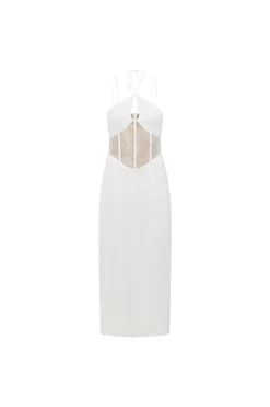Dresses|SABO Teyah Midi Dress-White