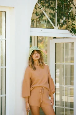 Sets|SABO Toffee Knit Shorts