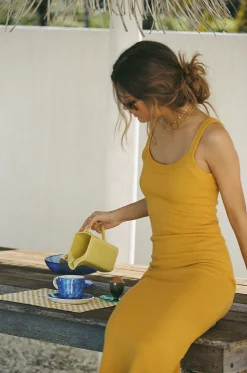 Dresses|SABO Vallie Midi Dress-Honey