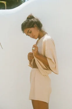 Sets|SABO Wanderer Shorts-Honey