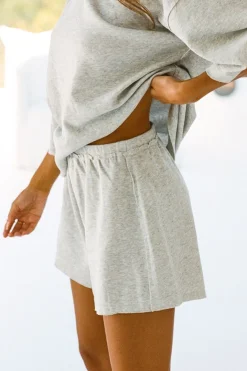 Back In|SABO Wanderer Shorts-Marl Grey