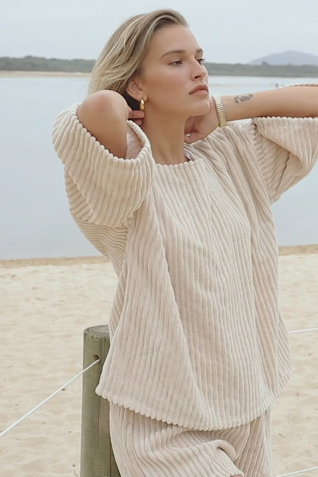 Sets|SABO Wanderer Shorts-Tan Cord