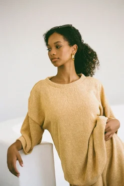 Sets|SABO Wanderer Tee-Mustard Knit