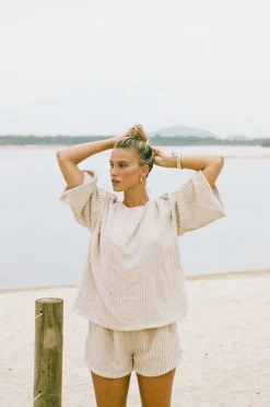 Sets|SABO Wanderer Tee-Tan Cord