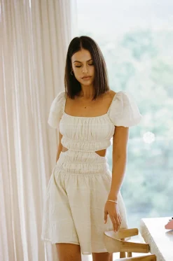 Dresses|SABO Wolfie Dress-Cream