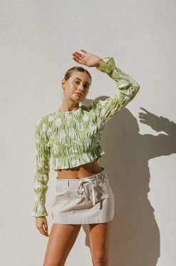 Tops|SABO Ziah Shirred Top